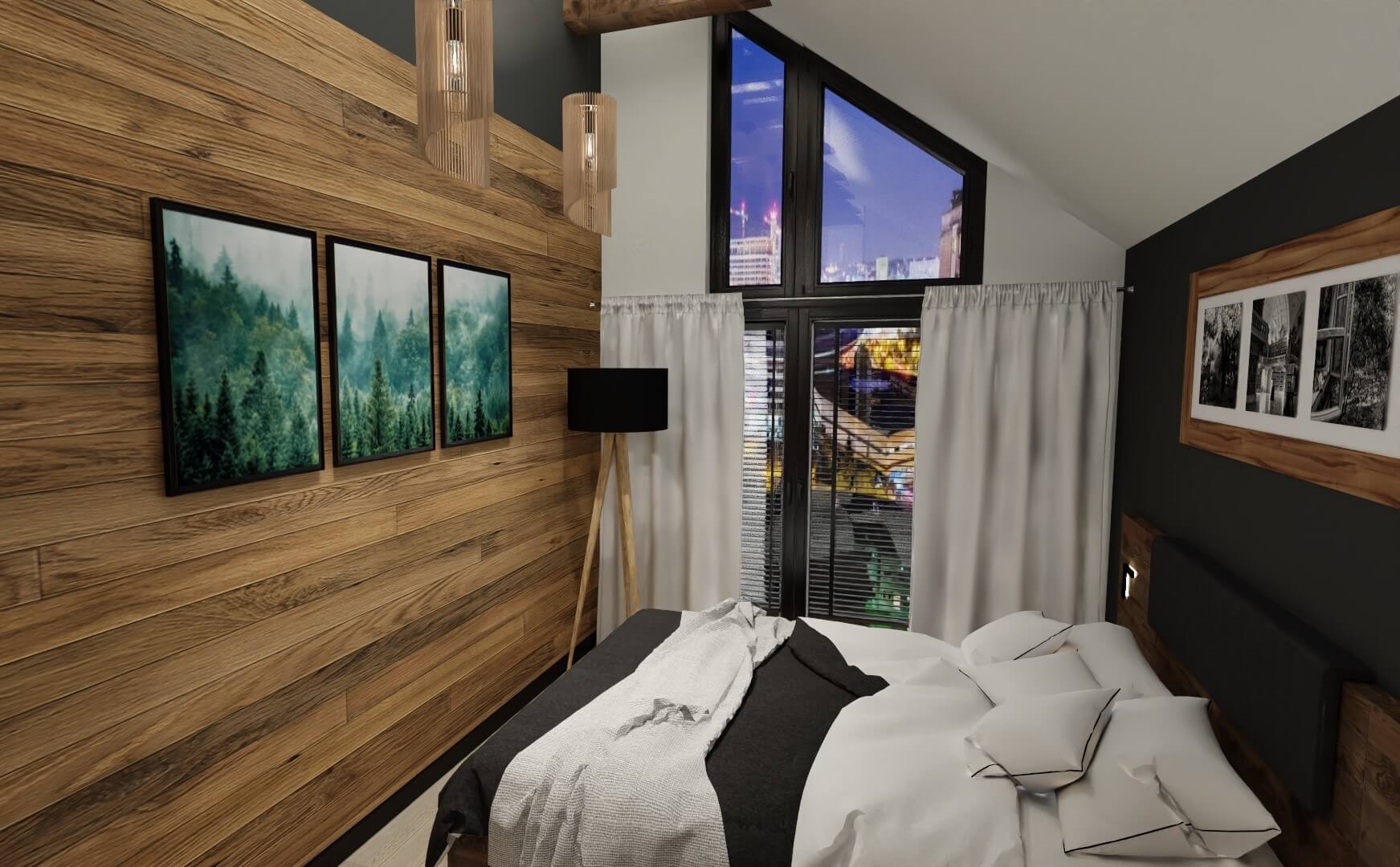 sypialnia podwójne łóżko 1